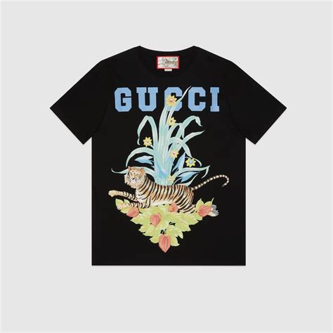 gucci cities with tiger shirt replica